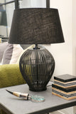 Bahama Black Table Lamp Base