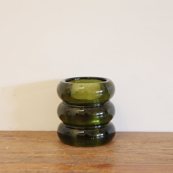 Verde Glass Candle Holder