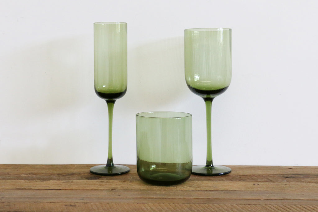 Foligno Wine Glasses, Set of 6 (Set of 6) Color: Light Green