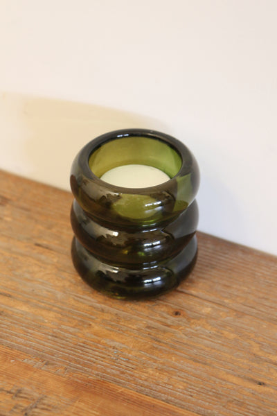 Verde Glass Candle Holder