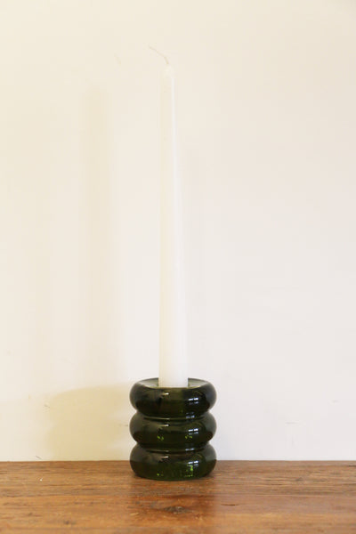 Verde Glass Candle Holder