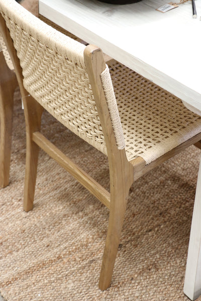 Palma Chair with Woven Sandstone Loom