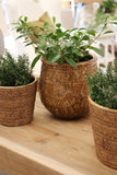 Aztec Geometric Pattern Planter Large