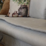 Reversible Linen Couch Topper