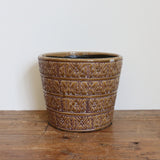 Aztec Geometric Pattern Planter Large