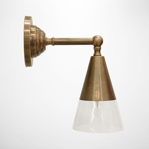 Piza Antique Brass Wall Lamp