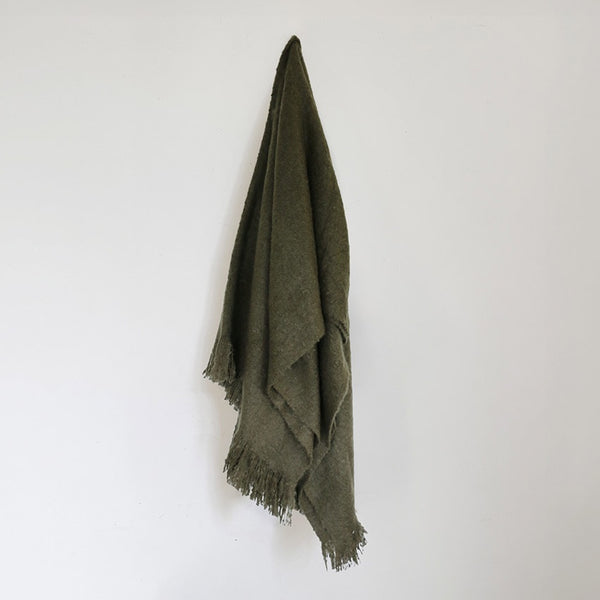 Otago Green Throw