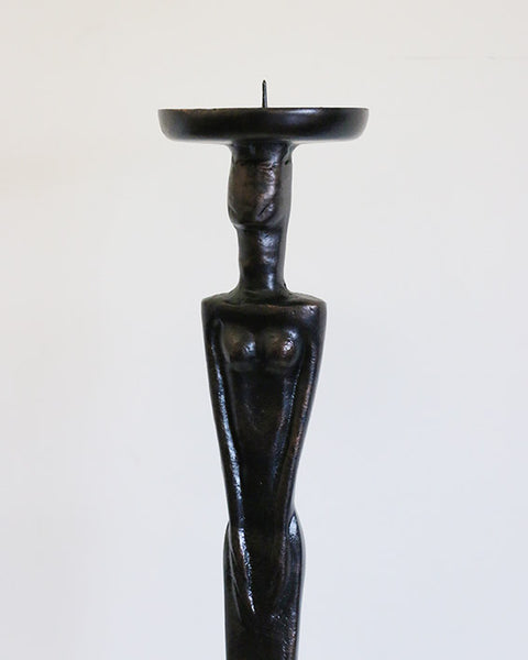 Femme Candlestick in Dark Bronze Finish