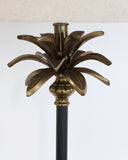 Miami Black & Brass Lamp Base