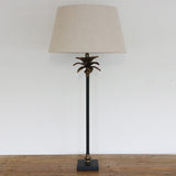 Miami Black & Brass Lamp Base