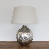 Tulip Pod Silver Lamp Base