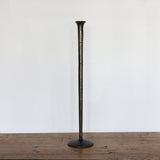 Forged Organic Style Medium Candlestick in Dark Bronze Finish