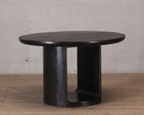 Akito Round Dining Table in Dark Oak Finish