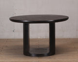 Akito Round Dining Table in Dark Oak Finish