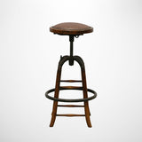 Cambridge Bar Stool with Leather Seat