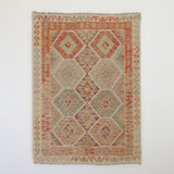 Hand Knotted Afghan Kilim Rug 173 X 120cm