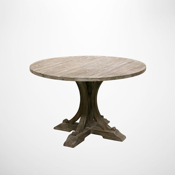 Hampton Round Dining Table with Pedestal Base