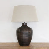 Marrakesh Lamp Base in Black Antique