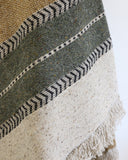 Libeco Belgian Linen Montana Throw / Fouta in Gold 130 x 220