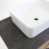 Bathroom Vanity with Bluestone Top and Ceramic Basin