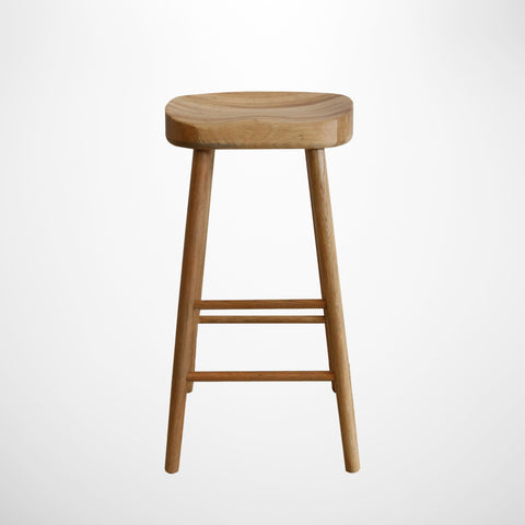 Odessa Barstool In Solid Oak