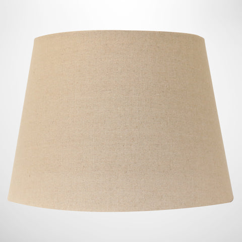 Flax Basket Weave Tall Tapered Drum Shade 46cm