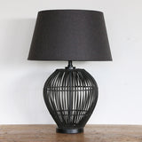 Bahama Black Table Lamp Base