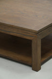 Mayfair Coffee Table - Oak in Walnut Finish