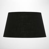 Black 46cm Tapered Drum Lampshade