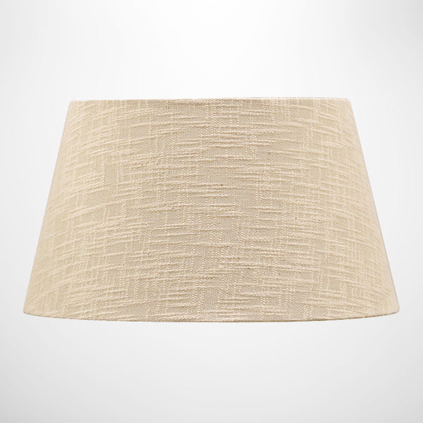 Ivory Open Weave Tapered Drum 41cm Lamp Shade