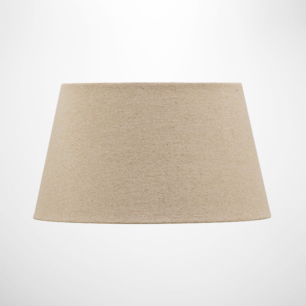 Raw Linen Tapered Drum 41cm Lamp Shade