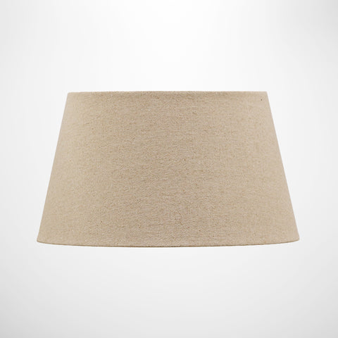Raw Linen Tapered Drum 41cm Lamp Shade