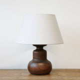 Java Wooden Urn Lamp