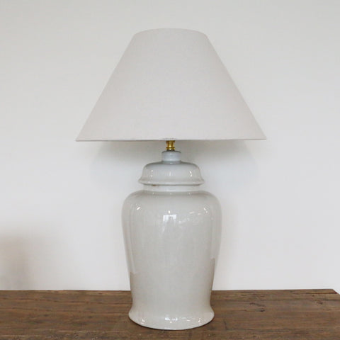 Coastal Ceramic Urn Lamp Base