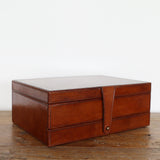 Savoy Leather Jewellery Box with Drawer