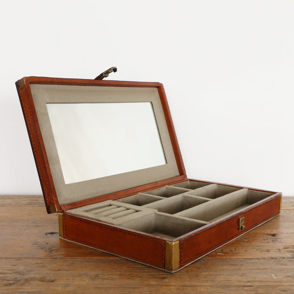 Riviera Midi Leather Jewellery Box