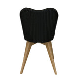 Lily Indoor Dining Chair in Black