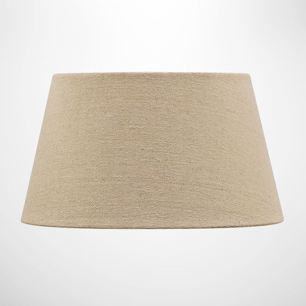 Flax Linen Basket Weave 46cm Tapered Drum Lampshade