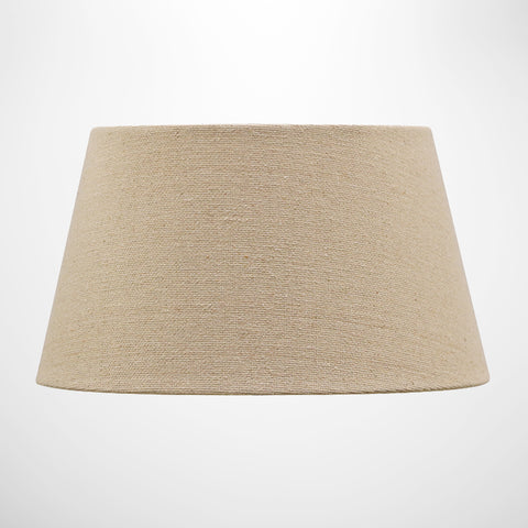 Flax Linen Basket Weave 46cm Tapered Drum Lampshade