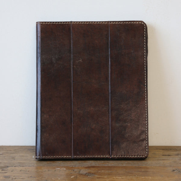 Leather iPad Case Dark Walnut